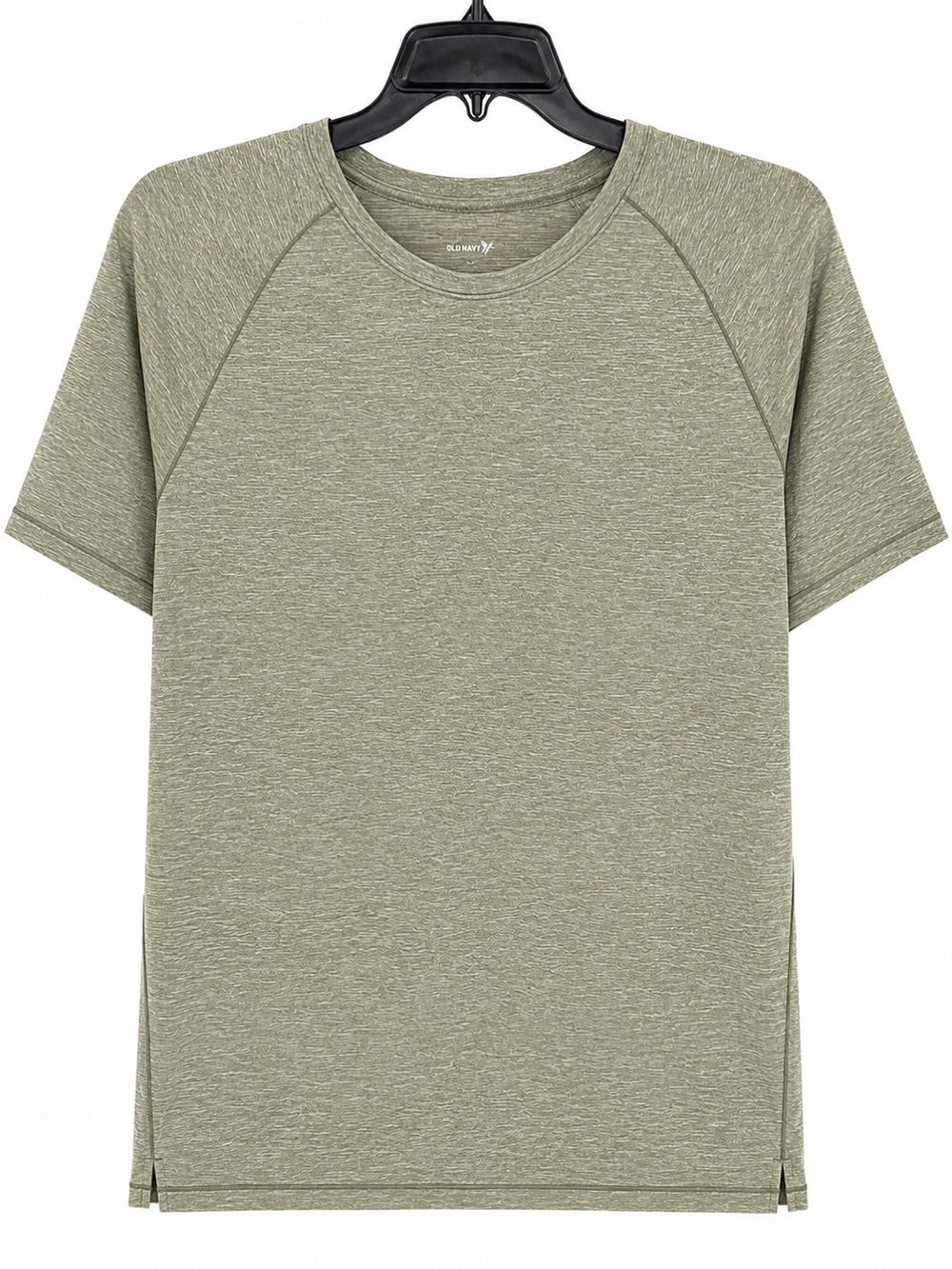Old Navy Go-Dry Cool Olive Green Heathered Active Tee XXL Short Sleeve